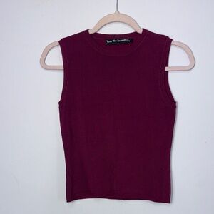 Teenflo Rich Burgundy Tank Top